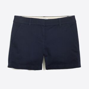 011- NWOT h1453 size 10 j.crew 5" classic chino short in navy